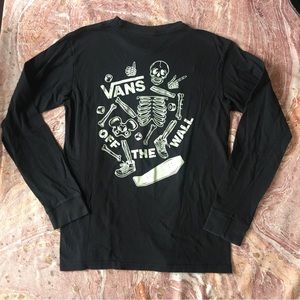 Vans long sleeve jersey size med (10-12) youth